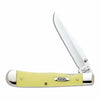 Case Cutlery 111 Case TrapperLock Pocket Knife with Chrome Vanadium Blade, Yellow