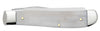 Case XX Religious Sayings Worry Less, Pray More Embellished Smooth Natural Bone Mini Trapper