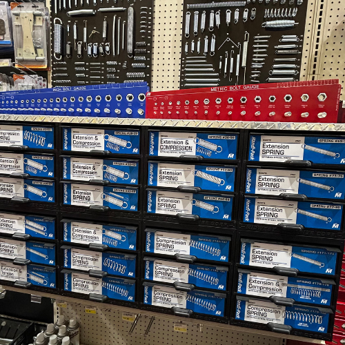 Springs and hardware