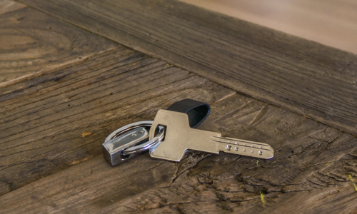 Keys on a table