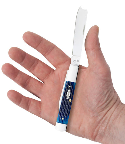 Case Knives Rogers Corn Cob Jig Blue Bone Razor