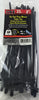 K-T Industries  8 Fir Tree Push Mount, Uv Black, 25/Pk