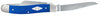 Case Knives Smooth Blue G-10 Medium Stockman with XX Diamond Shield