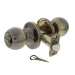 Ultra Hardware Chestnut Hill Ball Knob Privacy, Antique Brass Finish