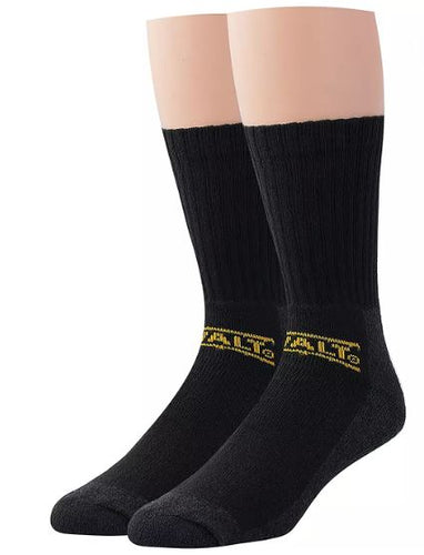 DeWALT Men's Heavyweight Cotton Crew Work Socks