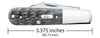 Case Knives Pocket Worn® Crandall Jig Gray Bone CS Barlow