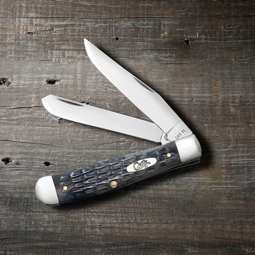 Case Knives Pocket Worn® Crandall Jig Gray Bone Trapper