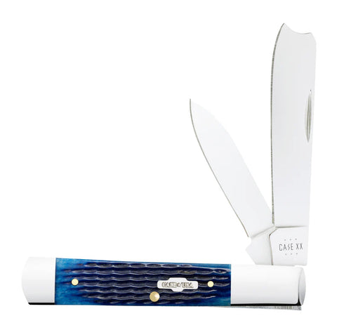 Case Knives Rogers Corn Cob Jig Blue Bone Razor
