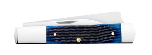 Case Knives Rogers Corn Cob Jig Blue Bone Razor