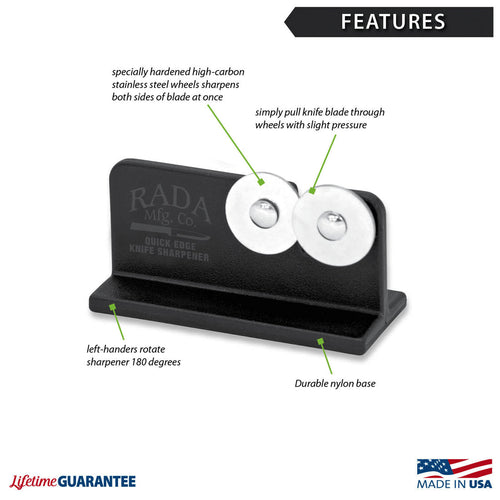 Rada Cutlery Quick Edge Knife Sharpener