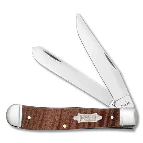 Case Brown Curly Maple Wood Trapper