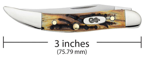 Case Genuine Stag Small Texas Toothpick Knife