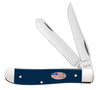 Case Mini Trapper USA Navy Blue Synthetic Stainless Pocket Knife