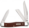 Case Smooth Brown Synthetic Medium Stockman Stainless Pocket Knife