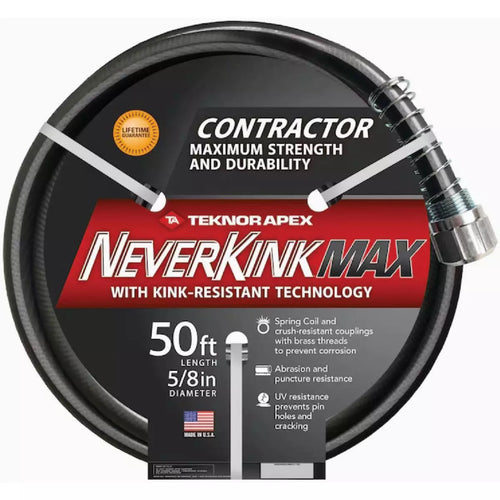 Teknor Apex Neverkink Contractor Maximum Strength Hose